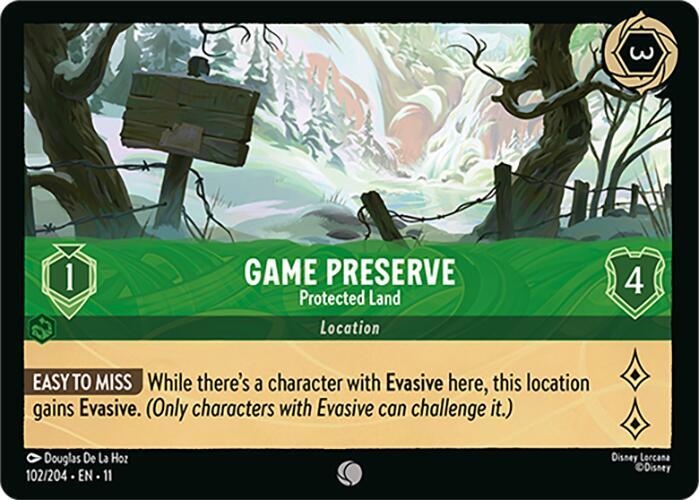 Game Preserve - Protected Land - Winterspell