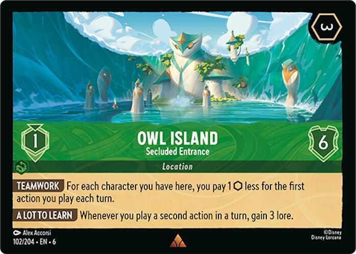 Owl Island - Secluded Entrance - 102/204 - Azurite Sea