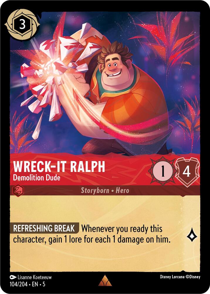 Wreck-It Ralph - Demolition Dude - 104/204 - Shimmering Skies