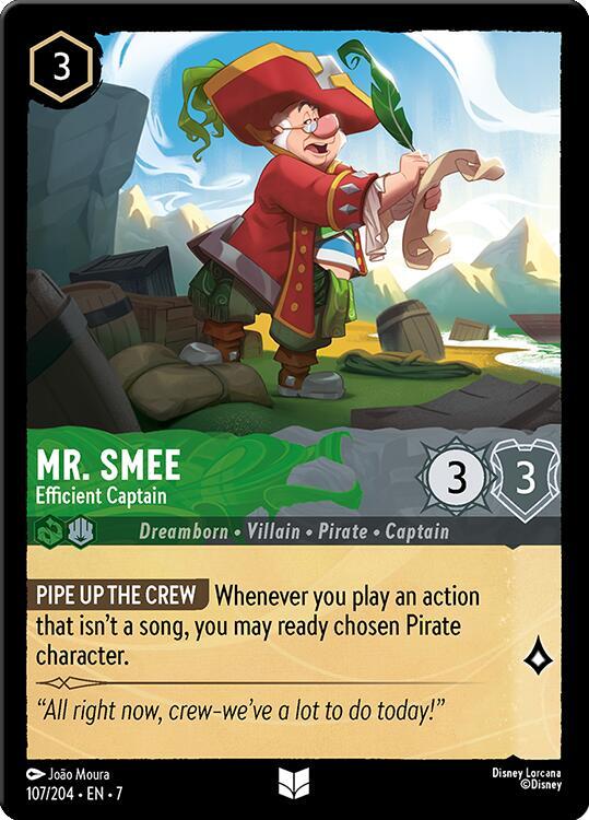 Mr. Smee - Efficient Captain - 107/204 - Archazia's Island
