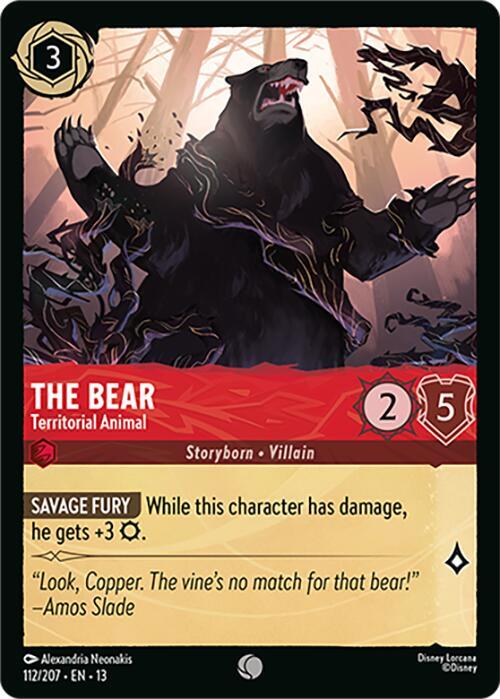 The Bear - Territorial Animal - 112/207 - Attack of the Vine!