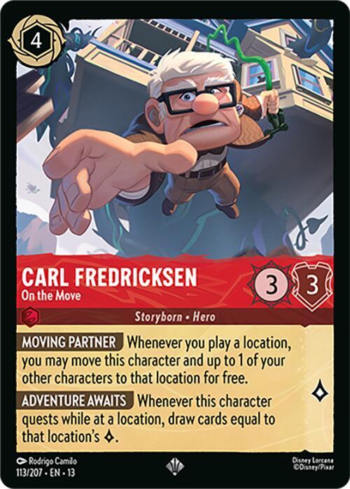 Carl Fredricksen - On the Move - 113/207 - Attack of the Vine!