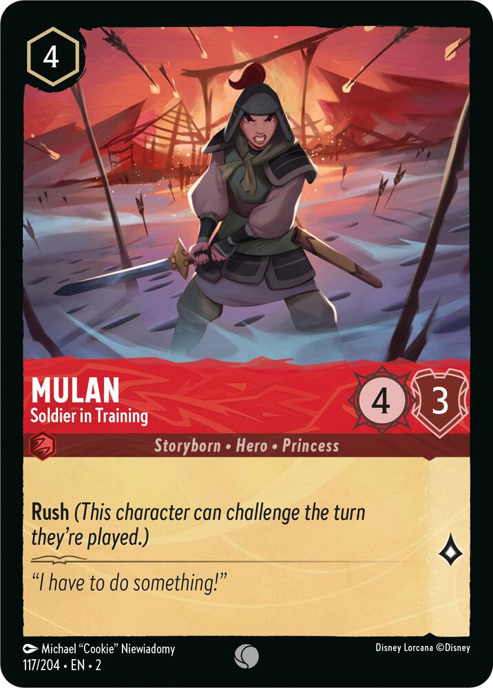 Mulan - Soldier in Training - Rise of the Floodborn