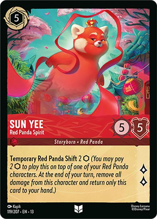 Sun Yee - Red Panda Spirit - 119/207 - Attack of the Vine!