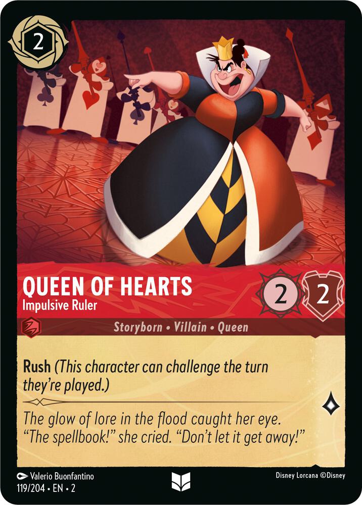 Queen of Hearts - Impulsive Ruler - Rise of the Floodborn