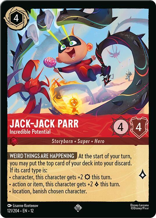 Jack-Jack Parr - Incredible Potential - 121/204 - Wilds Unknown