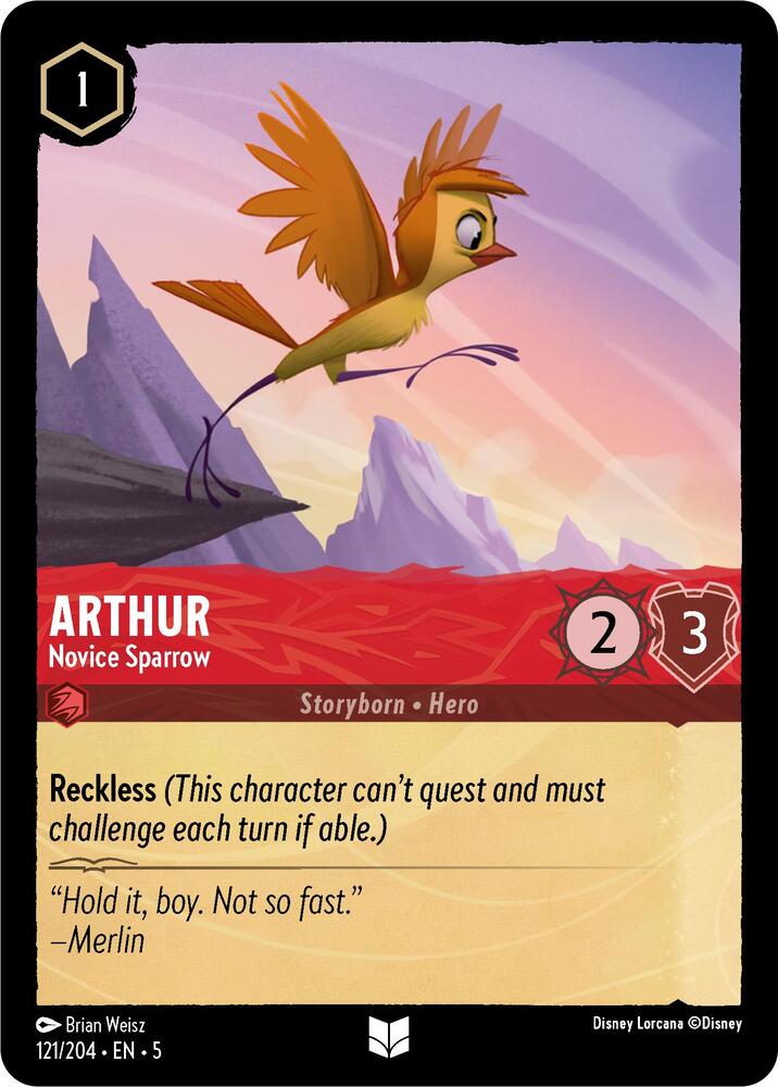 Arthur - Novice Sparrow - 121/204 - Shimmering Skies