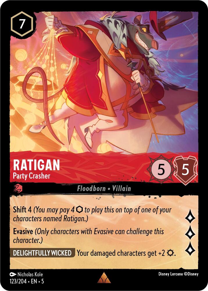 Ratigan - Party Crasher - 123/204 - Shimmering Skies
