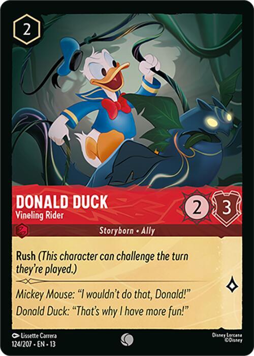 Donald Duck - Vineling Rider - 124/207 - Attack of the Vine!