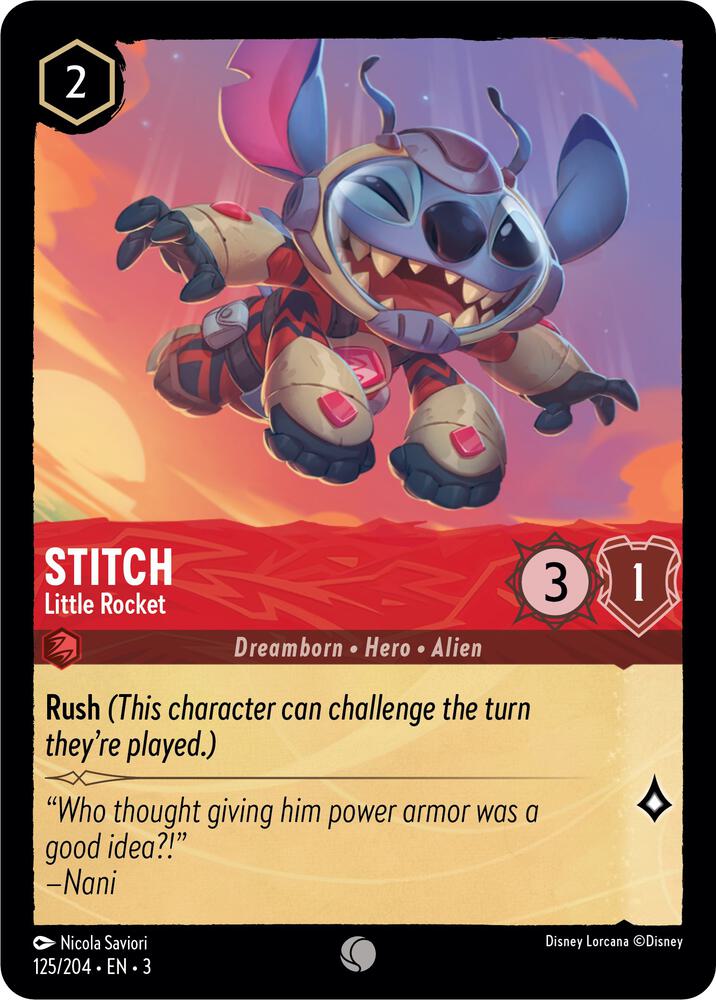 Stitch - Little Rocket - Into the Inklands