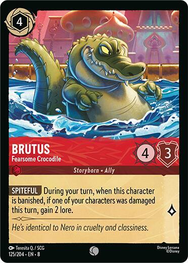 Brutus - Fearsome Crocodile - 125/204 - Reign of Jafar