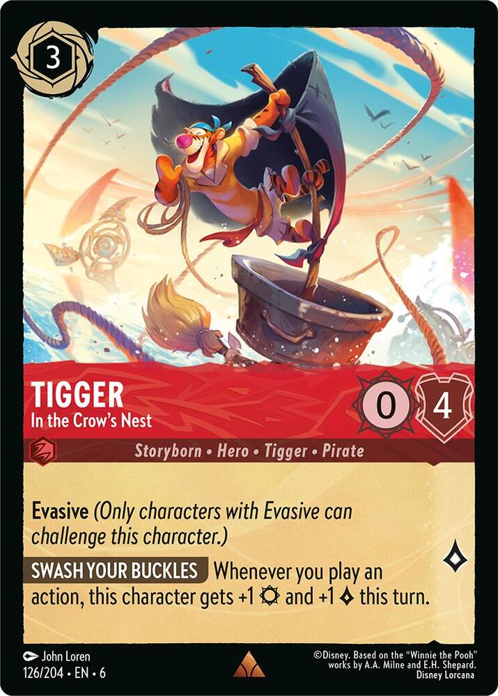 Tigger - In the Crow's Nest - 126/204 - Azurite Sea