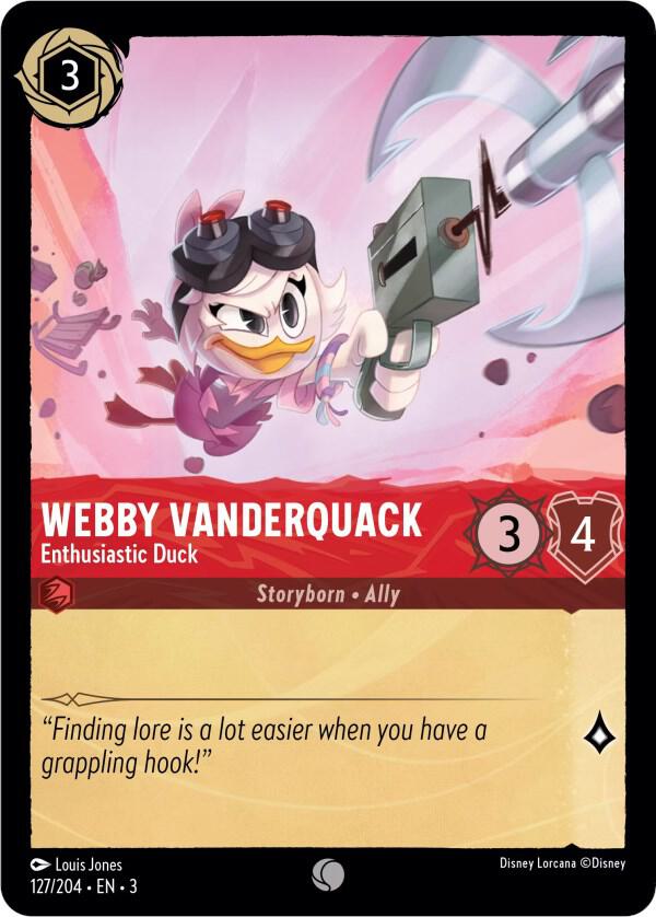 Webby Vanderquack - Enthusiastic Duck - Into the Inklands