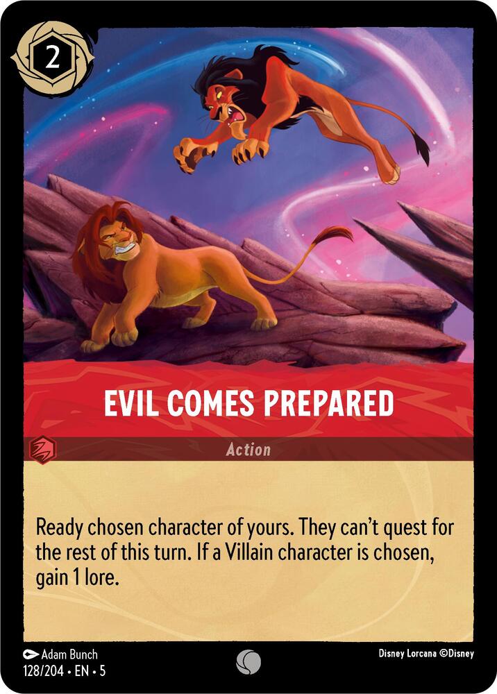 Evil Comes Prepared - 128/204 - Shimmering Skies