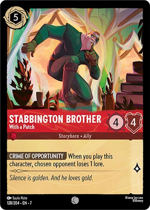 Stabbington Brother - With a Patch - 128/204 - Archazia's Island