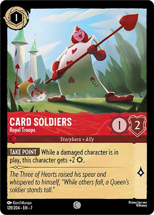 Card Soldiers - Royal Troops - 129/204 - Archazia's Island