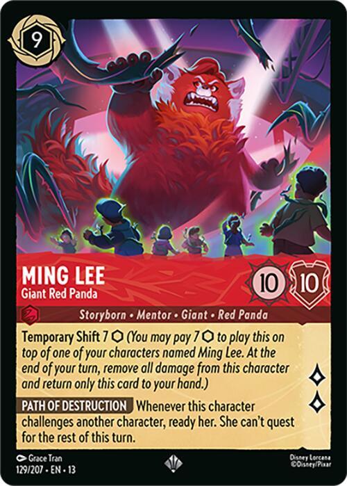 Ming Lee - Giant Red Panda - 129/207 - Attack of the Vine!
