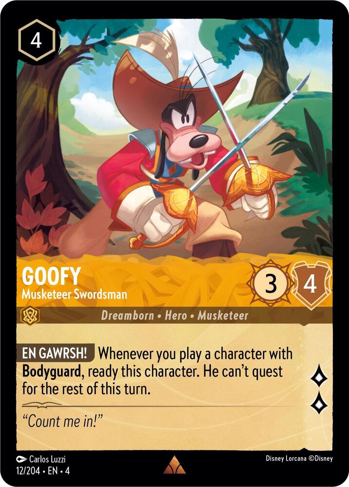Goofy - Musketeer Swordsman - Ursula's Return