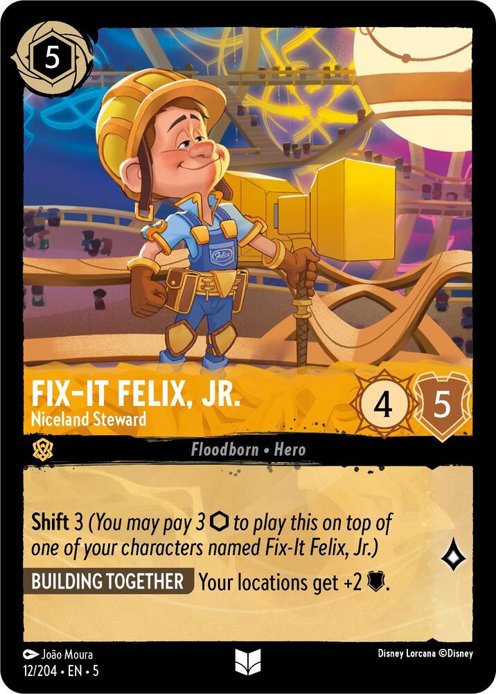 Fix-It Felix, Jr. - Niceland Steward - 12/204 - Shimmering Skies