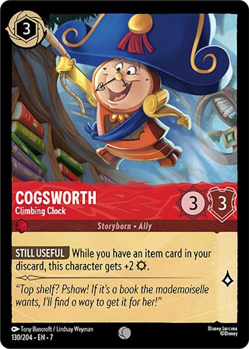 Cogsworth - Climbing Clock - 130/204 - Archazia's Island