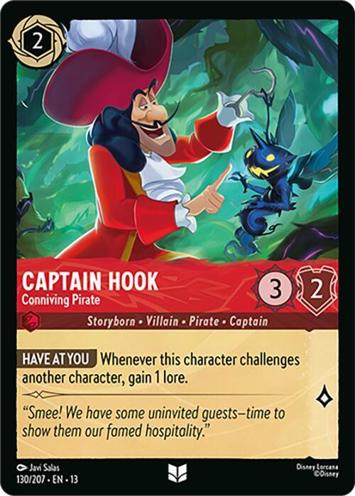 Captain Hook - Conniving Pirate - 130/207 - Attack of the Vine!