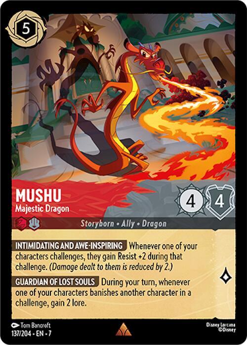 Mushu - Majestic Dragon - 137/204 - Archazia's Island
