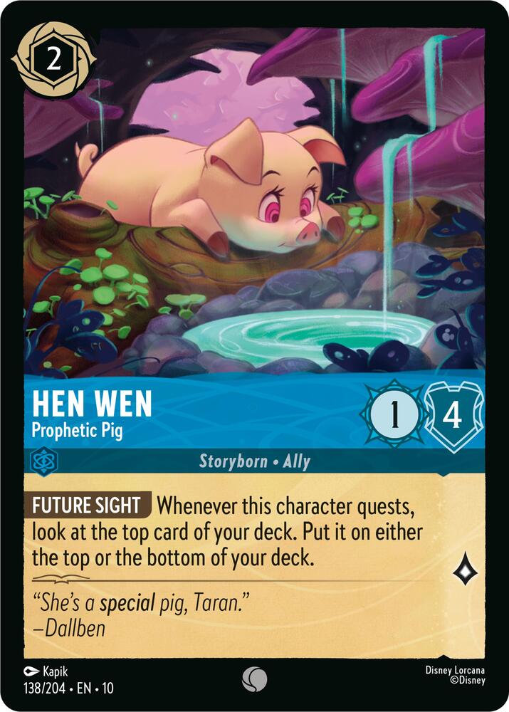 Hen Wen - Prophetic Pig - Whispers in the Well