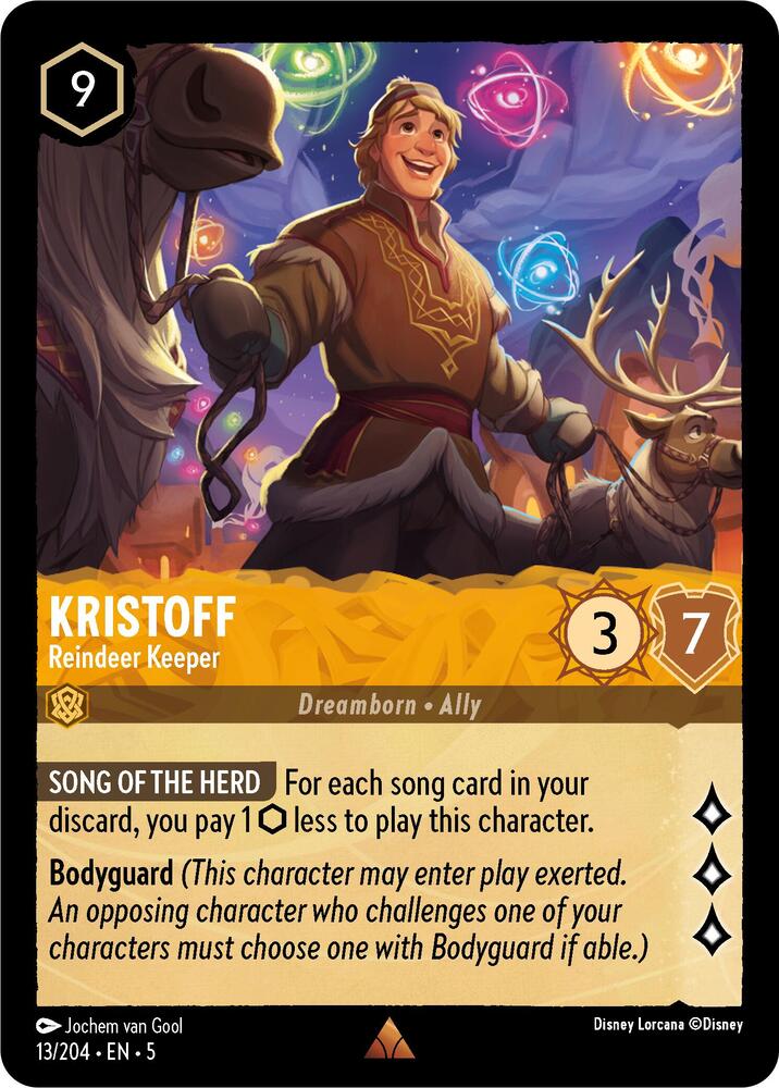 Kristoff - Reindeer Keeper - 13/204 - Shimmering Skies