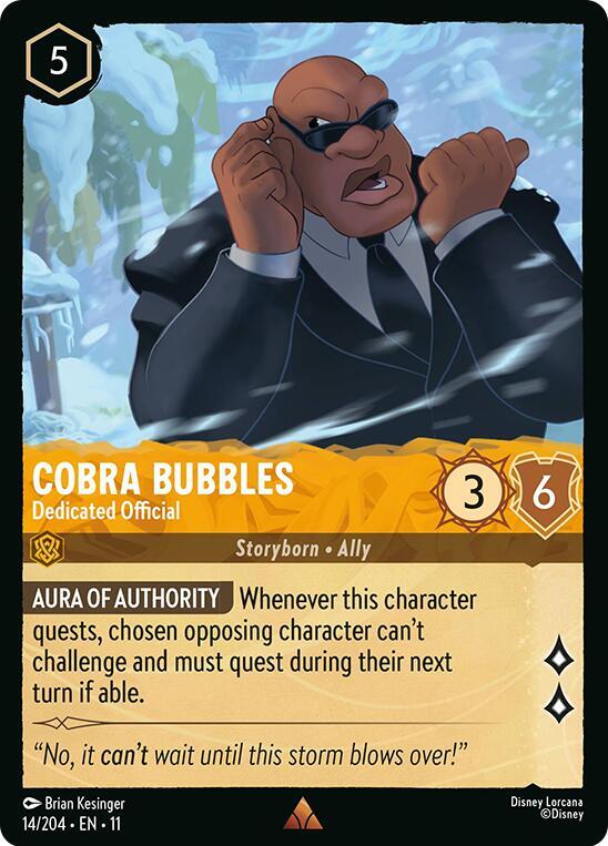 Cobra Bubbles - Dedicated Official - Winterspell