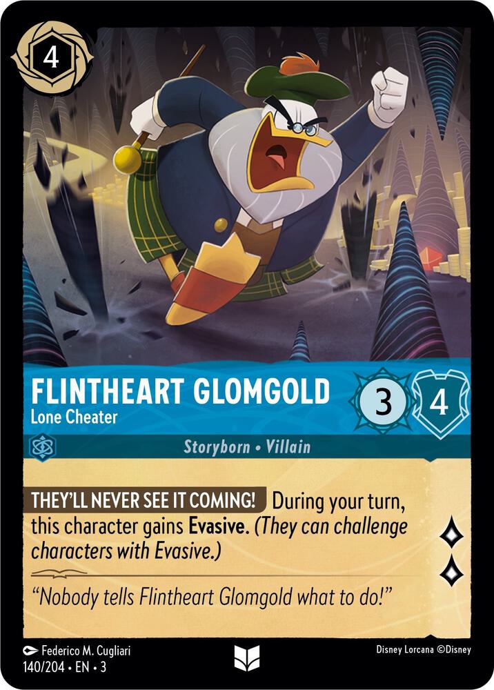 Flintheart Glomgold - Lone Cheater - Into the Inklands