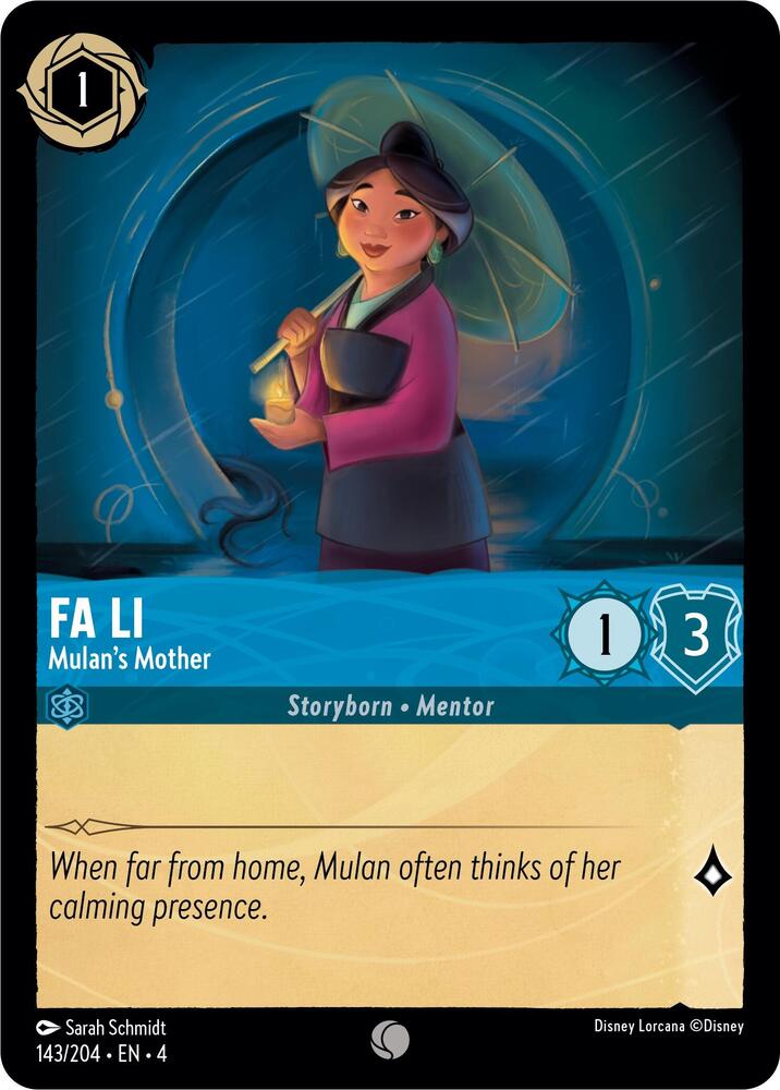 Fa Li - Mulan's Mother - Ursula's Return