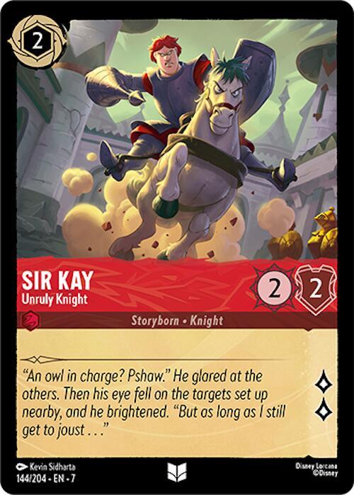Sir Kay - Unruly Knight - 144/204 - Archazia's Island