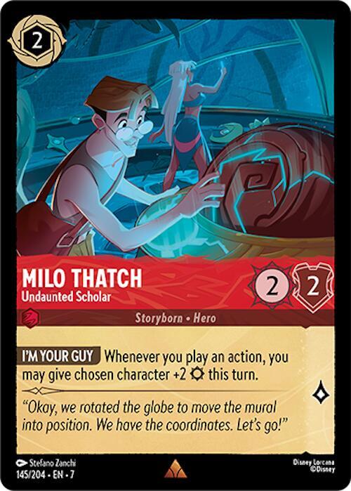 Milo Thatch - Undaunted Scholar - 145/204 - Archazia's Island