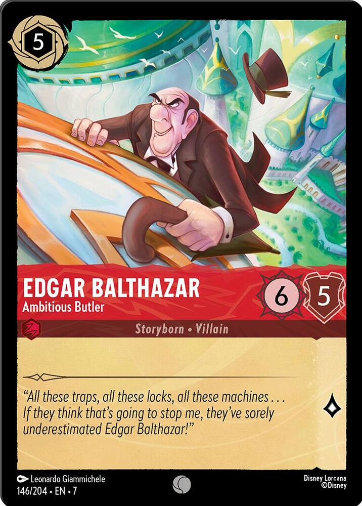Edgar Balthazar - Ambitious Butler - 146/204 - Archazia's Island