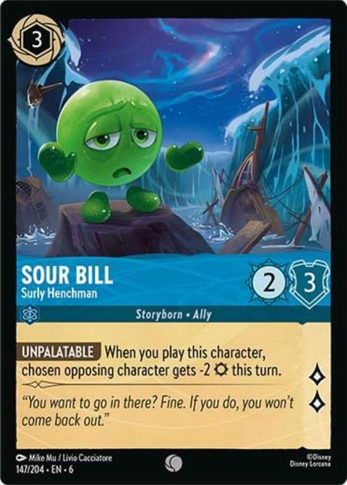 Sour Bill - Surly Henchman - 147/204 - Azurite Sea