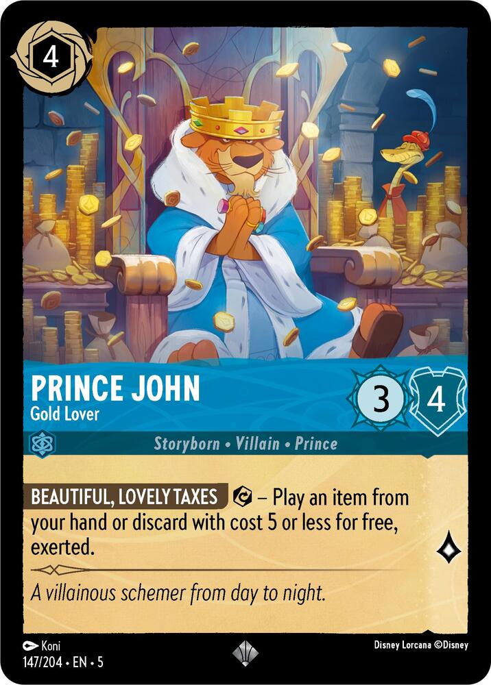 Prince John - Gold Lover - 147/204 - Shimmering Skies