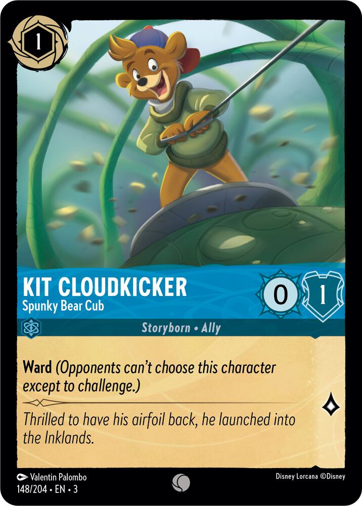 Kit Cloudkicker - Spunky Bear Cub - Into the Inklands