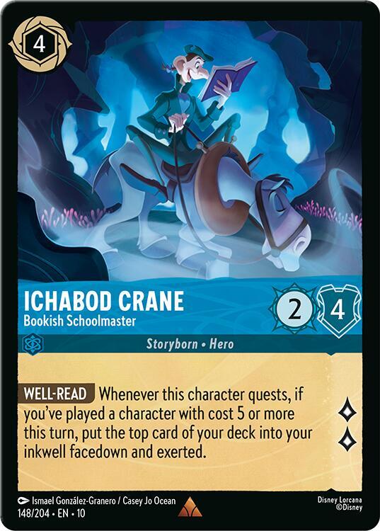 Ichabod Crane - Bookish Schoolmaster - Whispers in the Well
