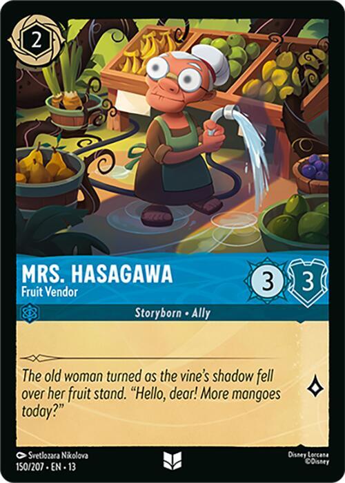 Mrs. Hasagawa - Fruit Vendor - 150/207 - Attack of the Vine!