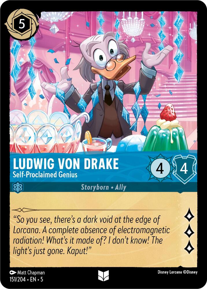 Ludwig Von Drake - Self-Proclaimed Genius - 151/204 - Shimmering Skies