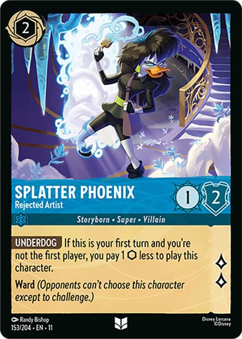 Splatter Phoenix - Rejected Artist - Winterspell