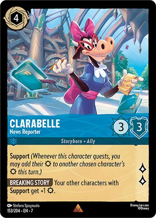 Clarabelle - News Reporter - 153/204 - Archazia's Island