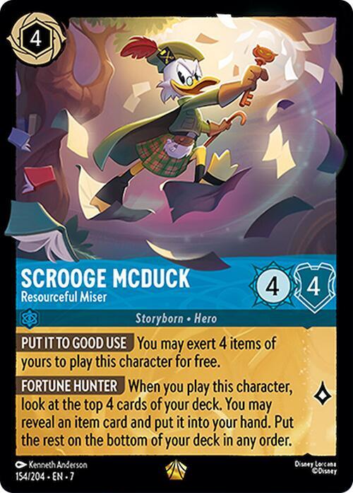 Scrooge McDuck - Resourceful Miser - 154/204 - Archazia's Island