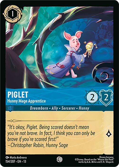 Piglet - Hunny Mage Apprentice - 154/207 - Attack of the Vine!