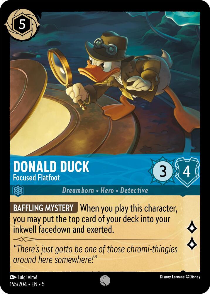 Donald Duck - Focused Flatfoot - 155/204 - Shimmering Skies