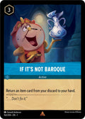 If It's Not Baroque - The First Chapter