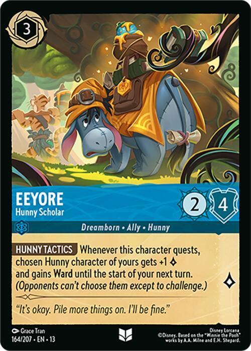 Eeyore - Hunny Scholar - 164/207 - Attack of the Vine!