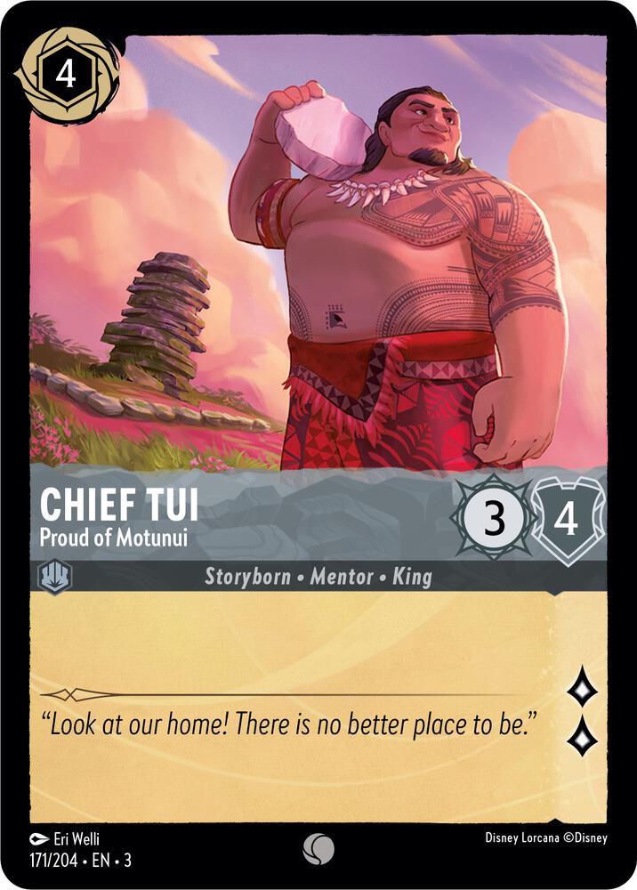 Chief Tui - Proud of Motunui - Into the Inklands