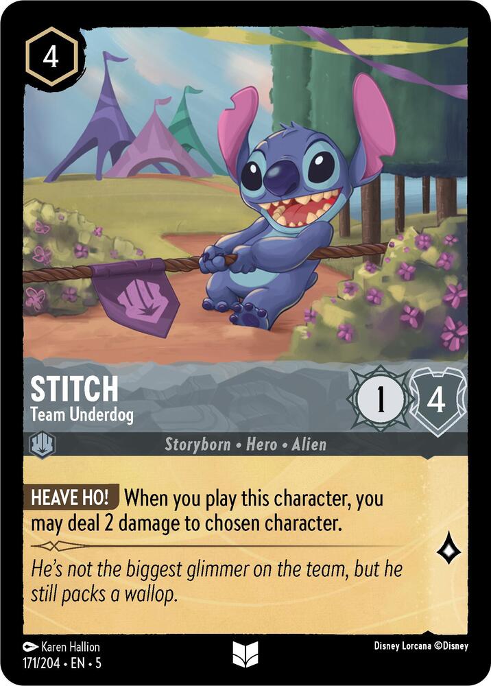 Stitch - Team Underdog - 171/204 - Shimmering Skies