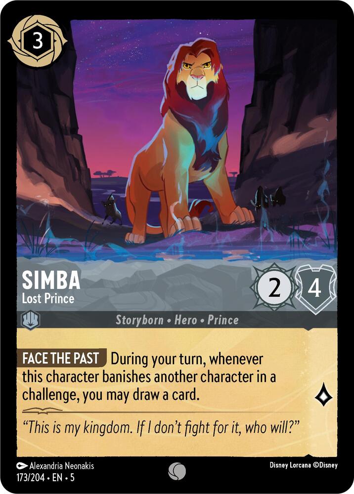 Simba - Lost Prince - 173/204 - Shimmering Skies